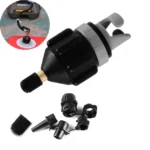 Багатофункціональний адаптер для клапана повітряного насоса для SUP чорний - Зображення 7