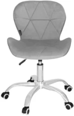 Oбертовий стілець Springos HF0018 Сірий оксамит