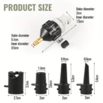 Багатофункціональний адаптер для клапана повітряного насоса для SUP оранжевий - Зображення 6