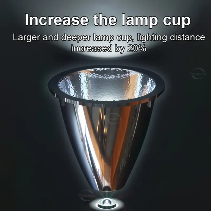 Ліхтарик LED XHP70 для дайвінгу,акумулятор 26650 - Зображення 5