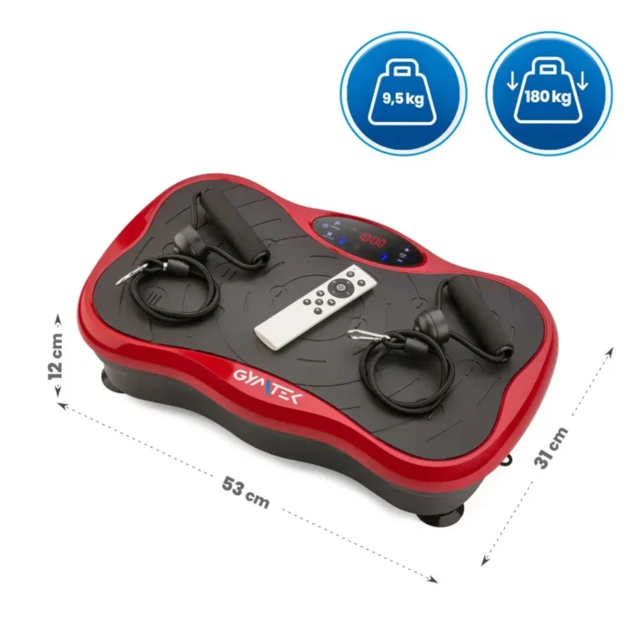 Вібраційна платформа Gymtek XP500 Червона - Зображення 3