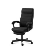 Офісний стілець Mark Adler BOSS 4.4 чорного кольору з підставкою для ніг - Зображення 2