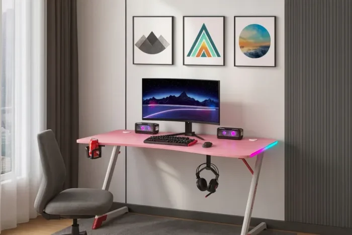 Ігровий стіл світлодіодний Ekspand BG01-140 рожевий - Зображення 7