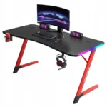 Ігровий стіл світлодіодний Ekspand BG01-120 чорний/червоний