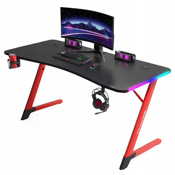 oyuddy.24e377.l Ігровий стіл світлодіодний Ekspand BG01-120 чорний/червоний - Зображення 1