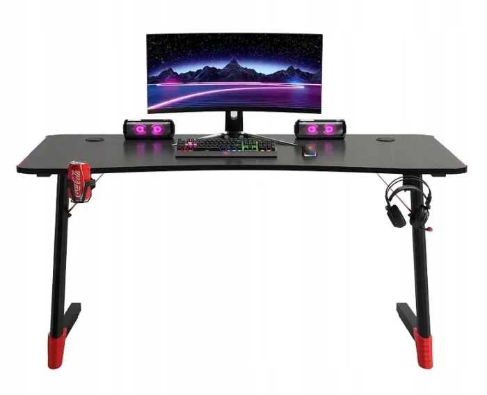 Ігровий стіл світлодіодний Ekspand BG01-140 чорний/червоний - Зображення 2