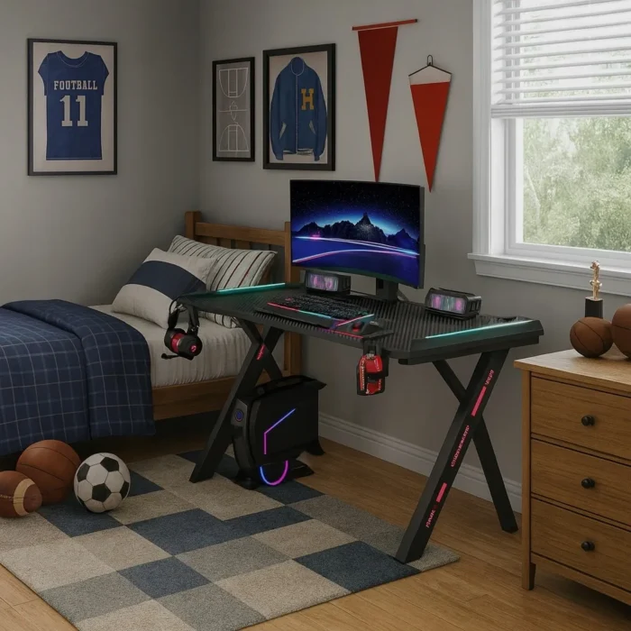 Ігровий стіл світлодіодний Ekspand BG03-140 чорний - Зображення 7