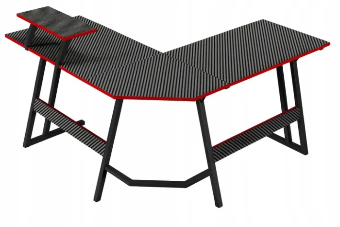 Кутовий iгровий стіл Ekspand BG02-130 чорний - Зображення 3