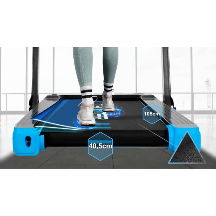 Бігова доріжка електрична THUNDER RACE-BLUE - Зображення 3