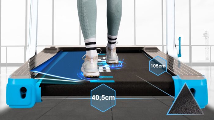 Бігова доріжка електрична THUNDER RACE-WHITE - Зображення 2