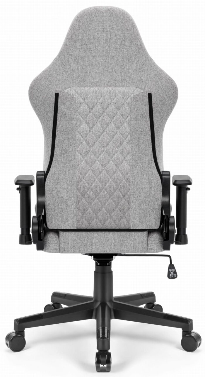 Геймерське крісло Hell's Chair HC-1006 Grey Black тканина - Зображення 3