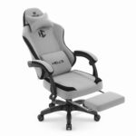 Геймерське крісло Hell's Chair HC-1016 Gey Black  тканина - Зображення 5