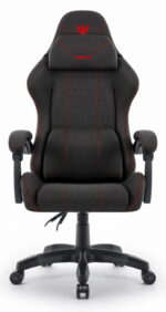 Геймерське крісло Hell's Chair HC-1014 Black Red тканина - Зображення 10