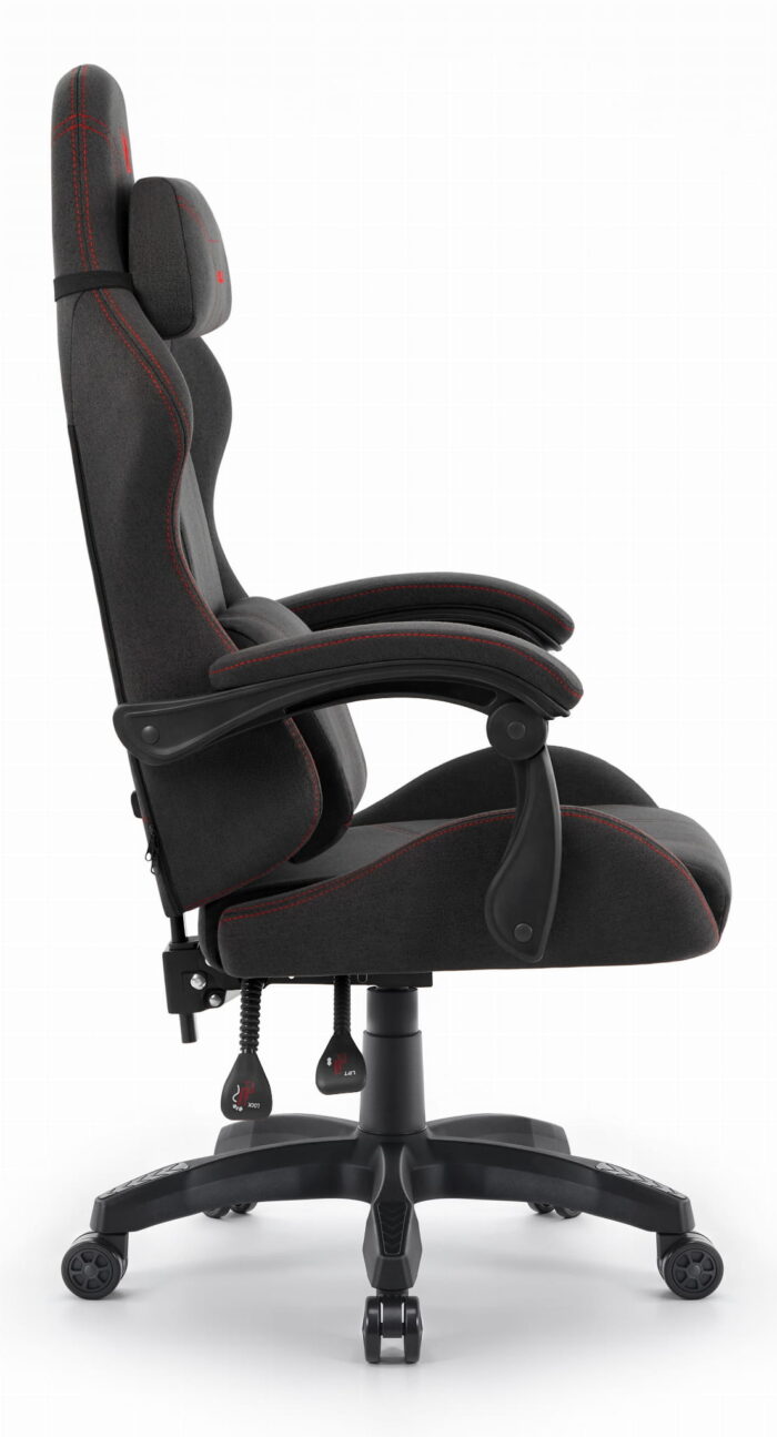 Геймерське крісло Hell's Chair HC-1014 Black Red тканина - Зображення 8