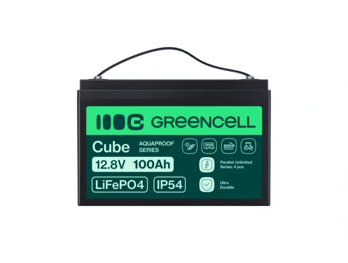 Акумулятор AGM Green Cell 12V 100Ah BMS (LFPGC12V100AH) - Зображення 3